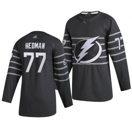 Tampa Bay Lightning Victor Hedman 77 Grijs Adidas 2020 NHL All-Star Authentic Shirt - Mannen
